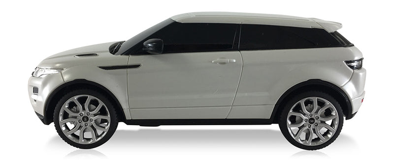 Rastar Land Rover Range Rover Evoque (White) 1/24 Scale RC Car Left Side View