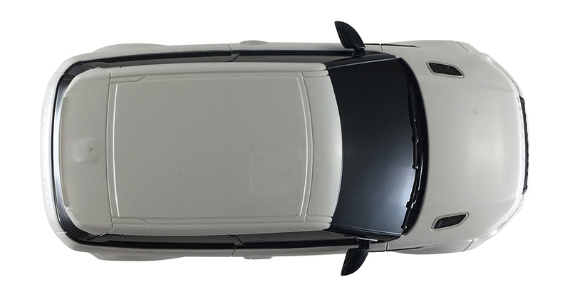 Rastar Land Rover Range Rover Evoque (White) 1/24 Scale RC Car Top View