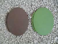 Close-up view of Renedra oval base with lightly textured underside
