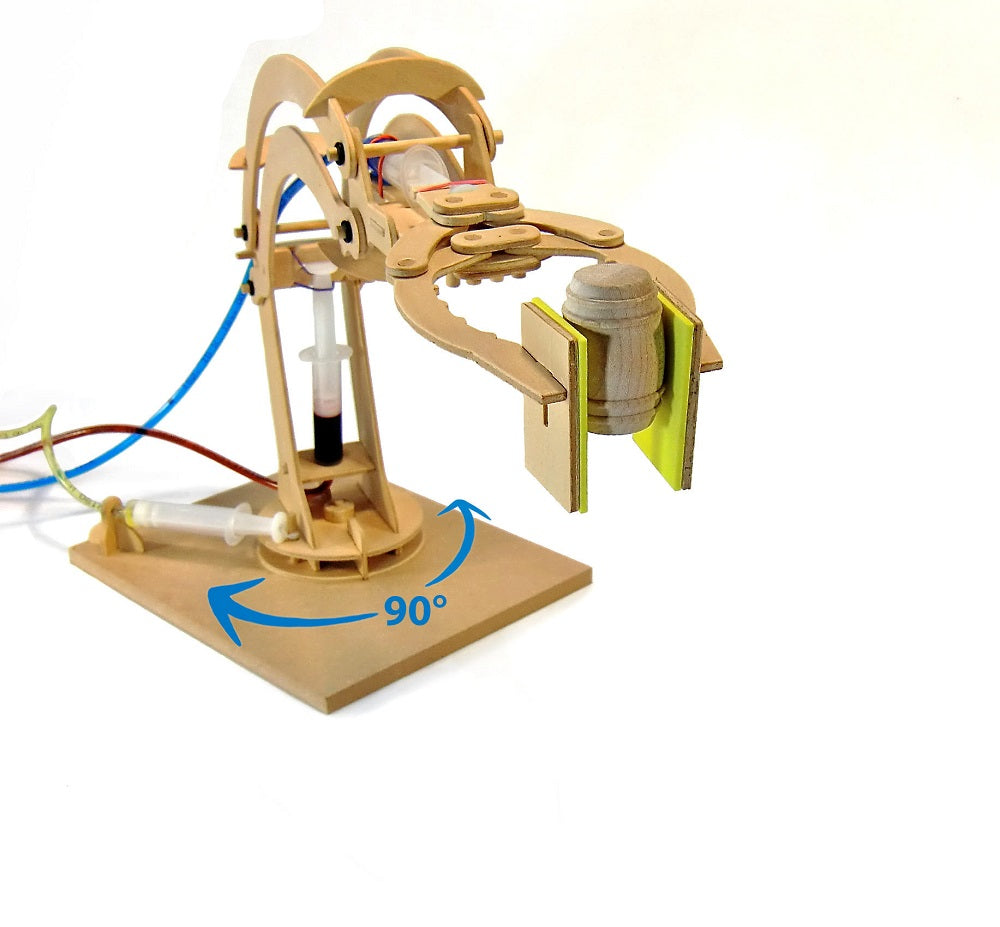 Hydraulic Robotic Arm Wooden Kit