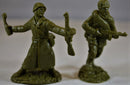 Russian Infantry WWII 1/32 (54 mm) Scale Plastic Figures Close Up