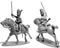 Napoleonic British Heavy Dragoons, 28 mm Scale Model Plastic Figures Example Side And Rear View