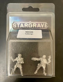 Stargrave Cyborgs, 28 mm Scale Model Metal Figures Packaging