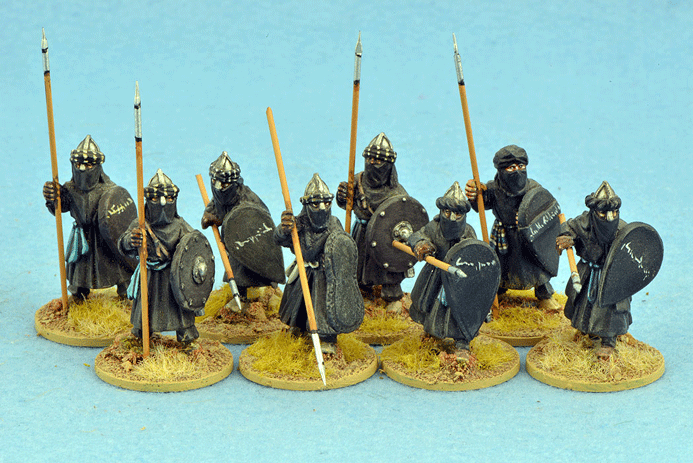 SAGA Age Of Crusades Black Guard, 28 mm Scale Metallic Figures