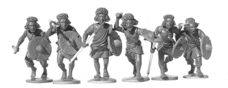 Mahdist Ansar Sudanese Tribesmen 1881-1885 (28 mm) Scale Model Plastic Figures