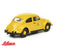 Volkswagen Beetle “Deutsche Bundespost” (Yellow) 1:87 Diecast Scale Model Right Rear View