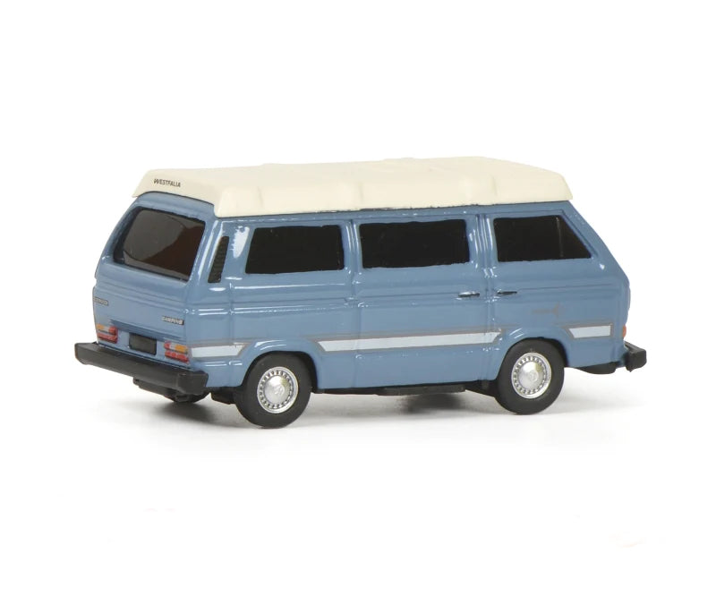 Volkswagen Type 2 T3b Joker Bus (Blue), 1:87 Scale Diecast Model Right Side View