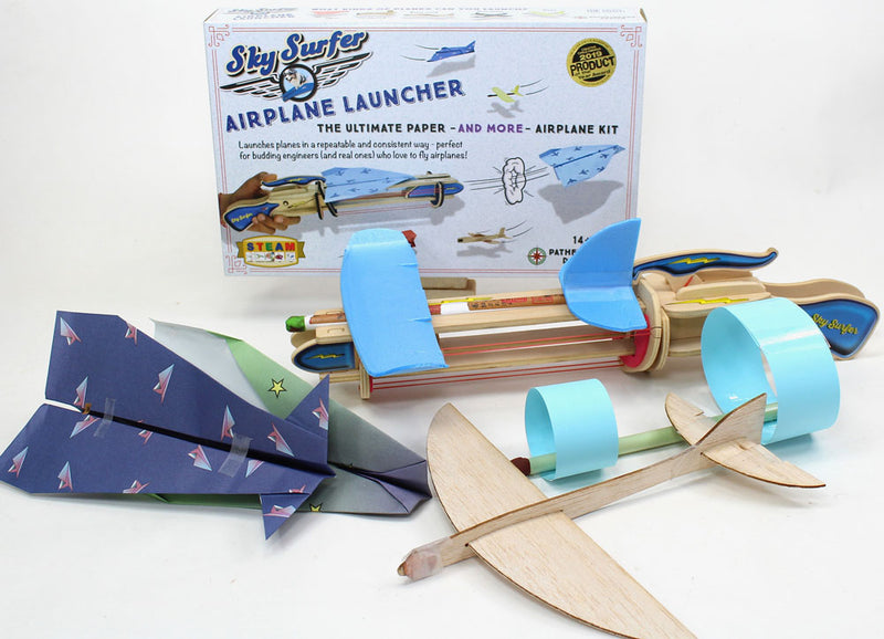 Sky Surfer Paper Plane Launcher by Pathfinders Design