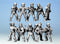 Stargrave Crew II, 28 mm Scale Model Plastic Figures Example Figures