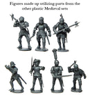 Wars Of The Roses Foot Knights 1450 -1500, 28 mm Scale Model Plastic Figures