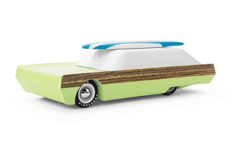 Surfin Griffin Wooden Car Left Front View