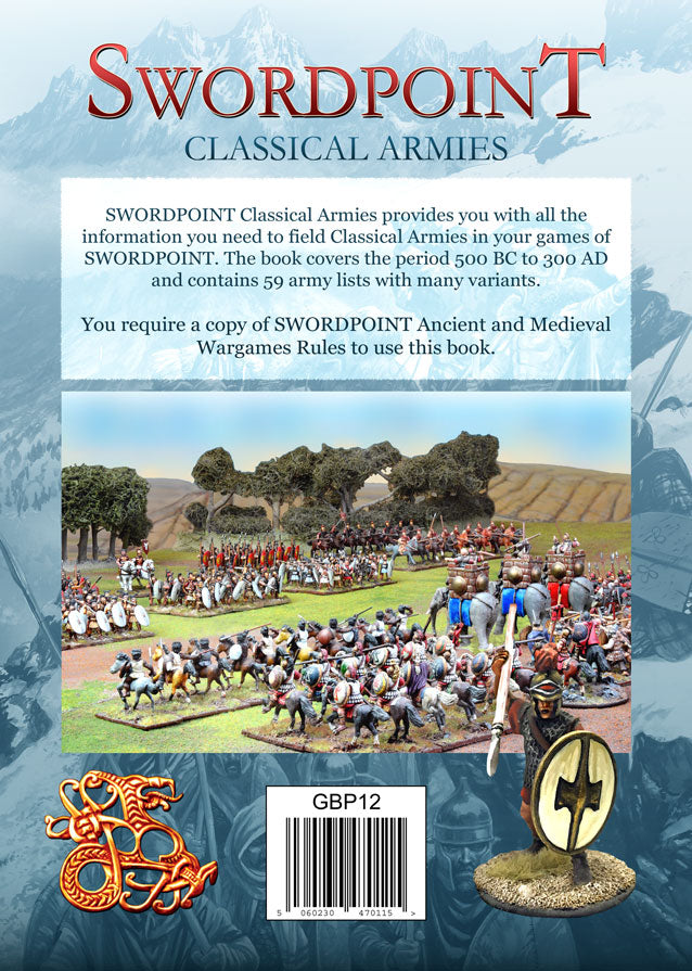 SwordpoinT Classical Armies (Supplement) Back Cover