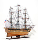 USS Constitution Exclusive Edition Wooden Scale Model Starboard Aft View