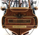 USS Constitution Exclusive Edition Wooden Scale Model Stern Close Up
