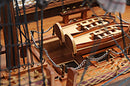USS Constitution Exclusive Edition Wooden Scale Model Deck Close Up