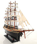 Cutty Sark 1869 Wooden Scale Model Starboard Bow View