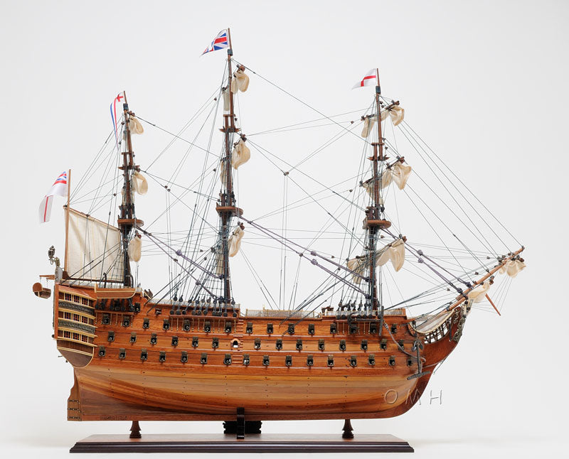 HMS Victory Exclusive Edition Wooden Scale Model Starboard View