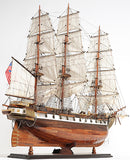 USS Constellation (Exclusive Edition) Wooden Scale Model Starboard Stern View