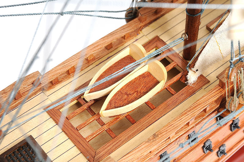 HMS Victory 1805 (Small) Wooden Scale Model Life Boat Detail