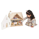 Cottontail Cottage Wooden Doll House At Play