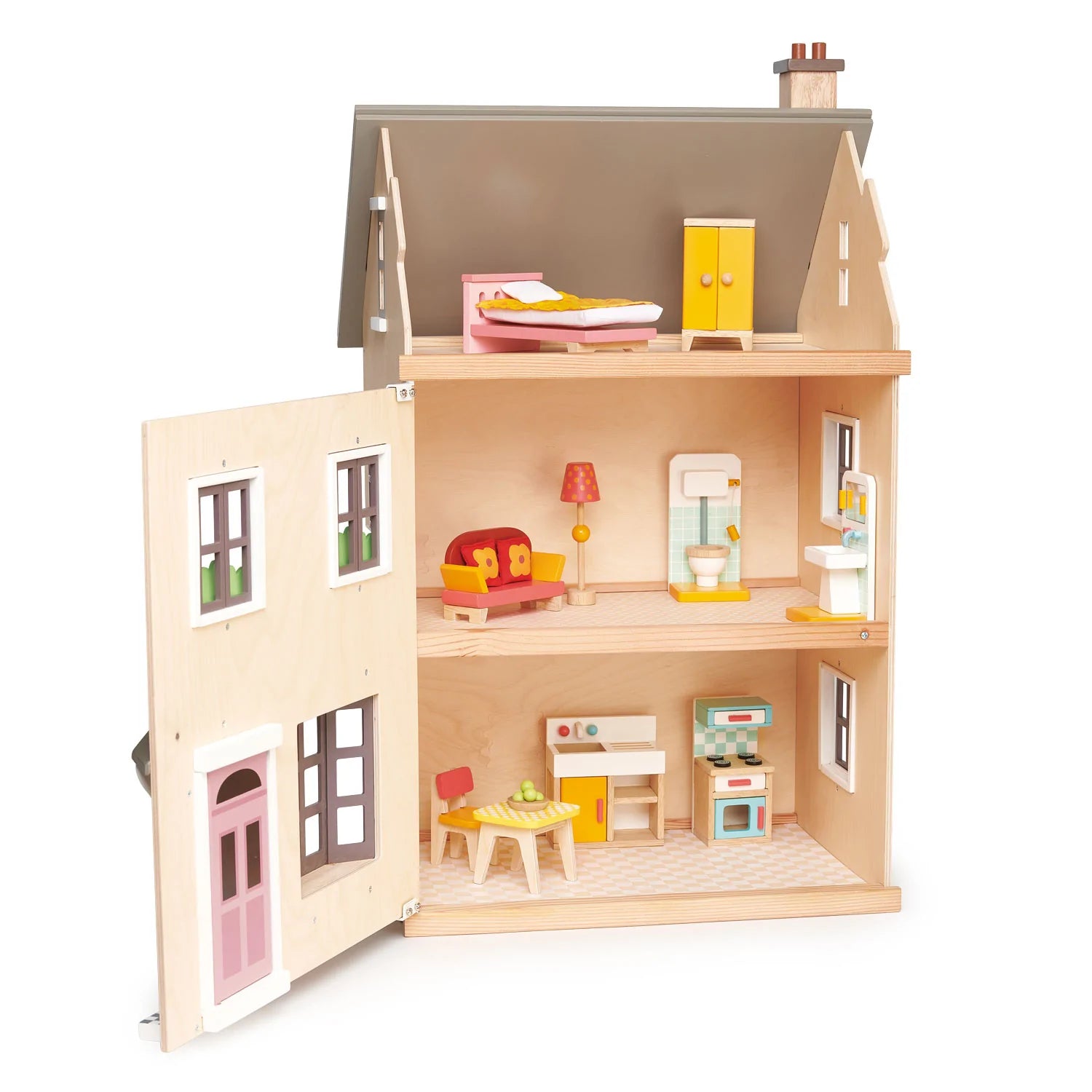 Foxtail Villa Wooden Doll House Interior