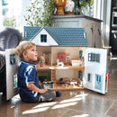 Dovetail House Wooden Doll House With Furniture