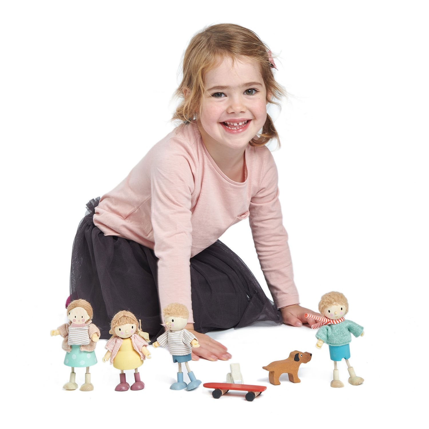 Mr. Goodwood and His Dog Figure Set At Play