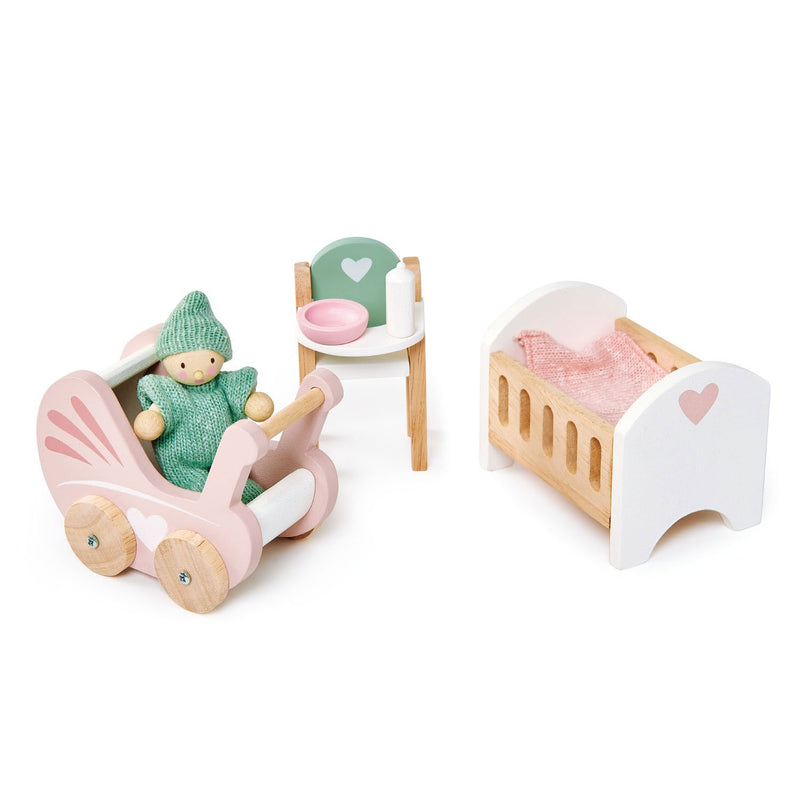 Dolls House Nursery Set By Tender Leaf Toys