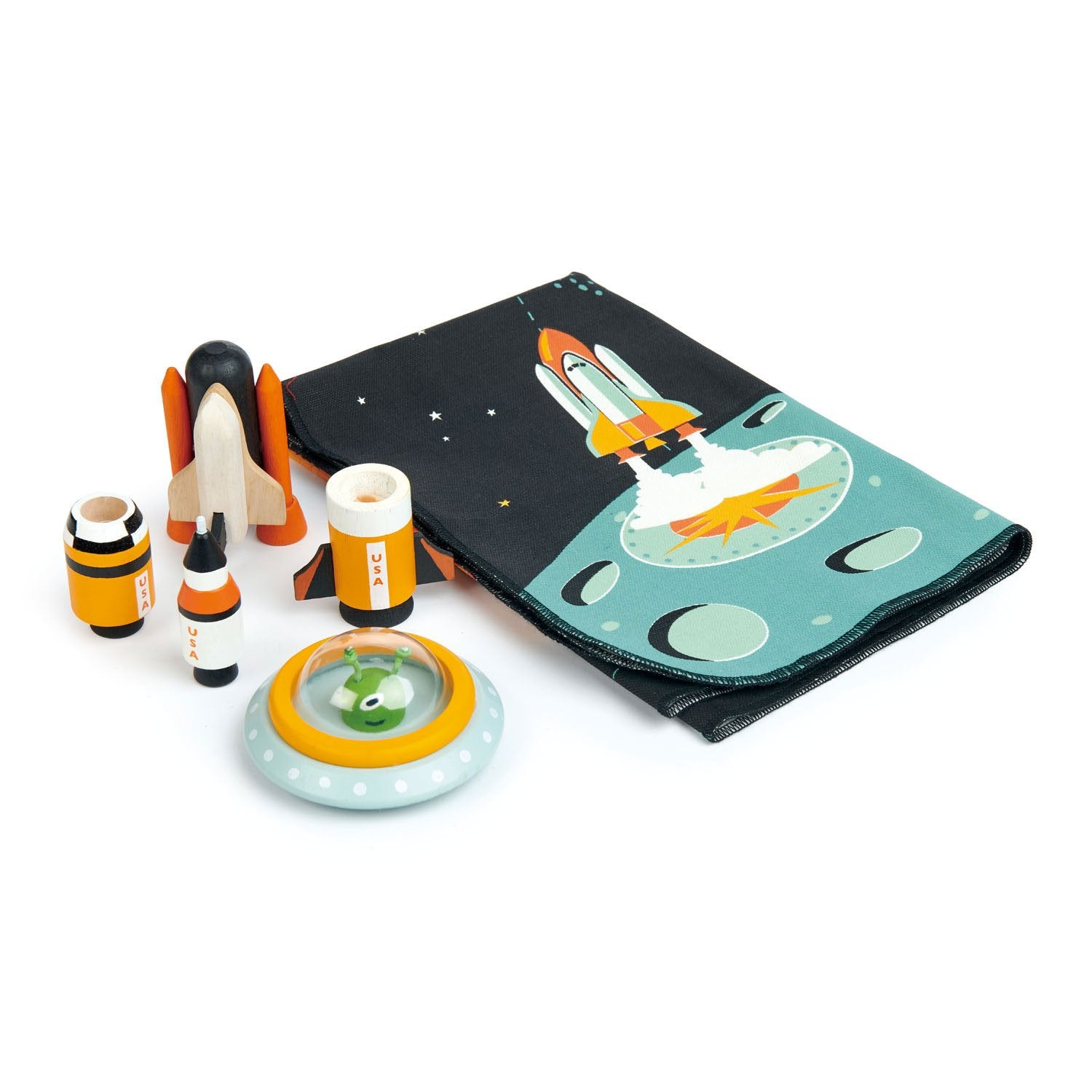 Space Adventure Wooden Play Set