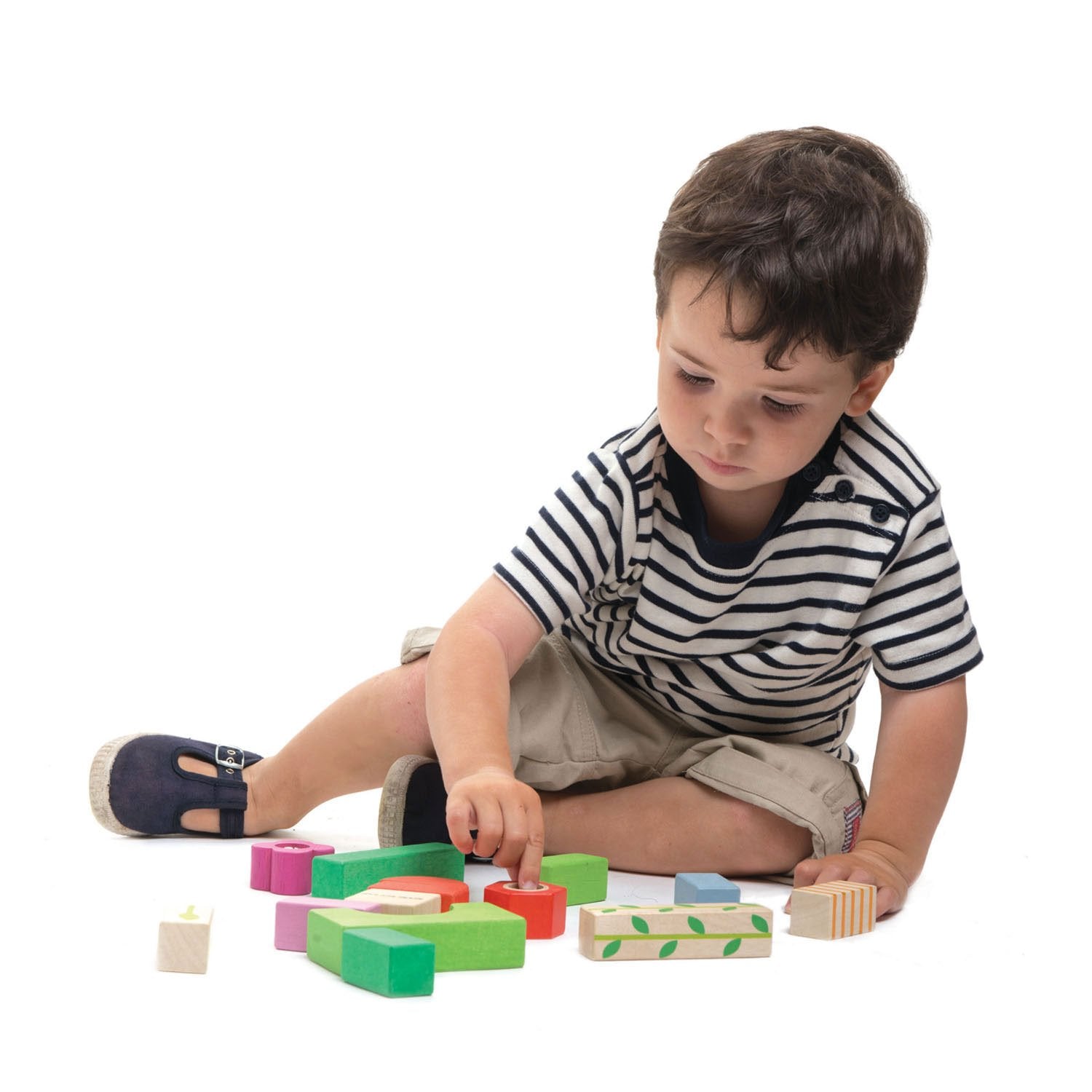 Nursery Wooden Blocks Set At Play