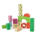 Nursery Wooden Blocks Set By Tender Leaf Toys