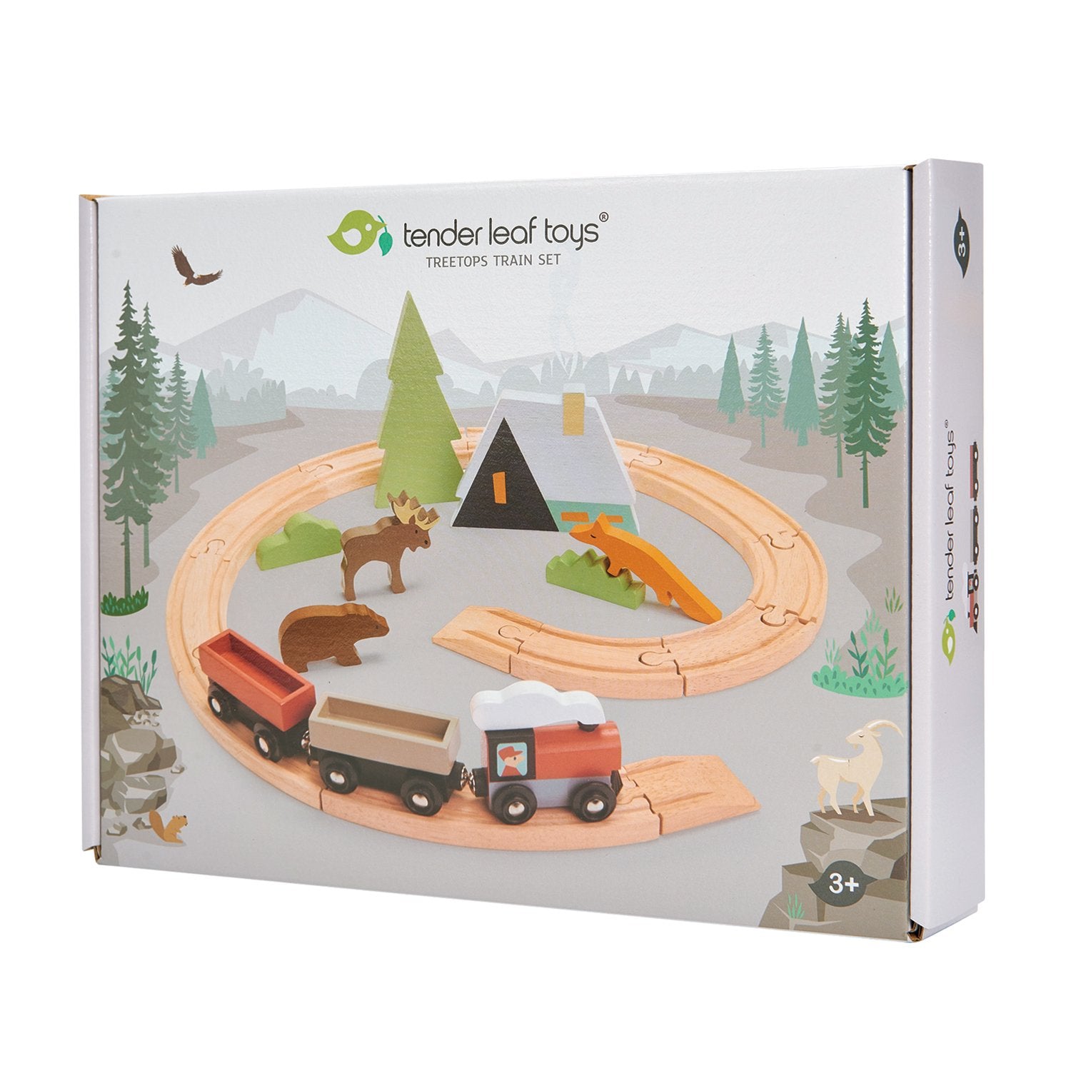 Treetops Train Set By Tender Leaf Toys