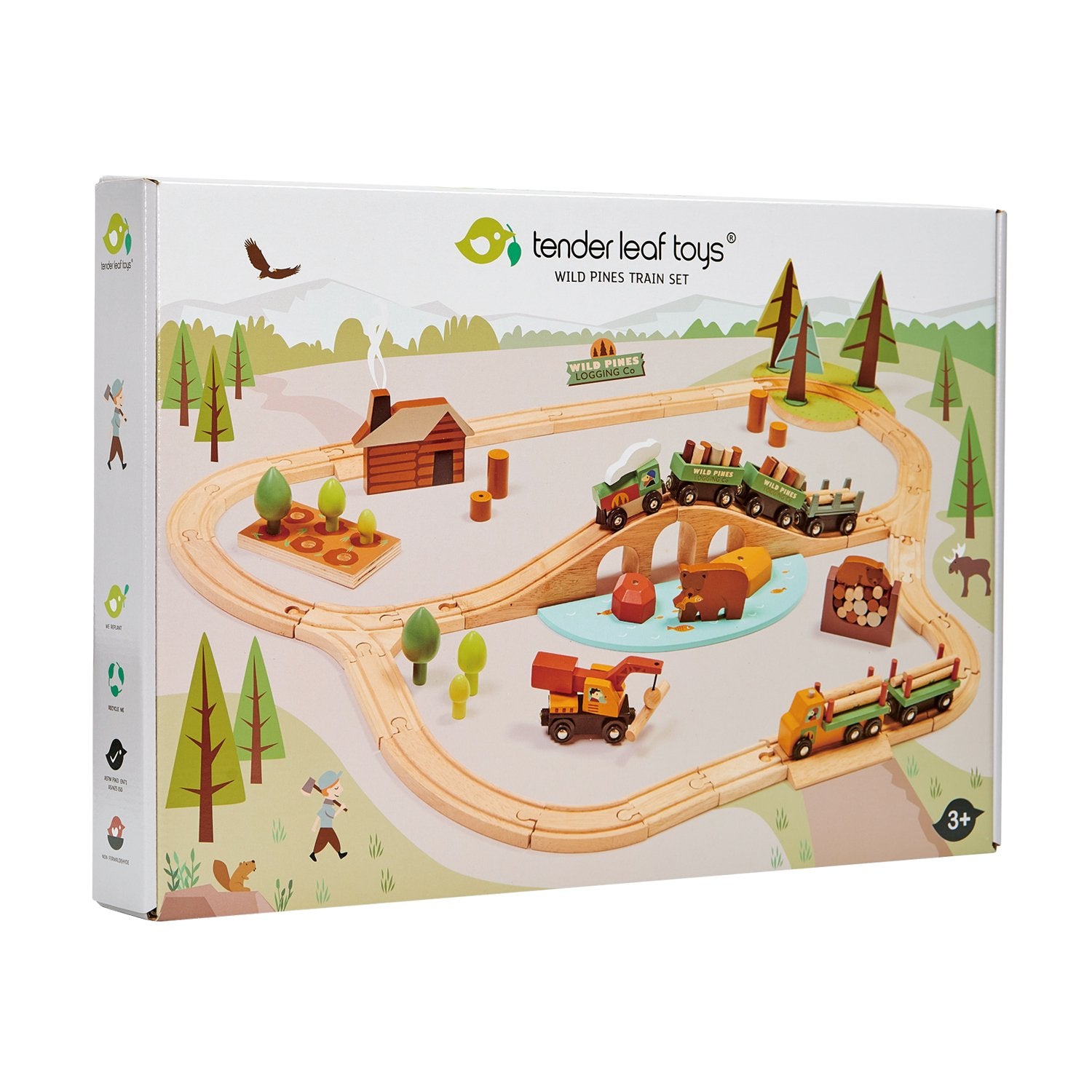 Wild Pines Train Set By Tender Leaf Toys