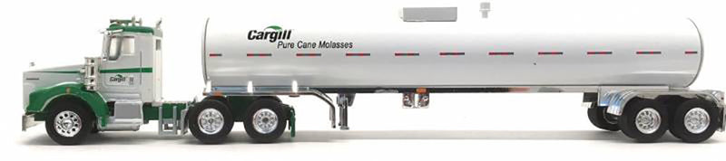 Trucks N Stuff Kenworth T-800 With Cargill Pure Molasses Tanker 1/87 Scale Model