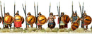 Theban Armored Hoplites 5th To 3rd Century BCE, 28 mm Scale Model Plastic Figures Close Up Example