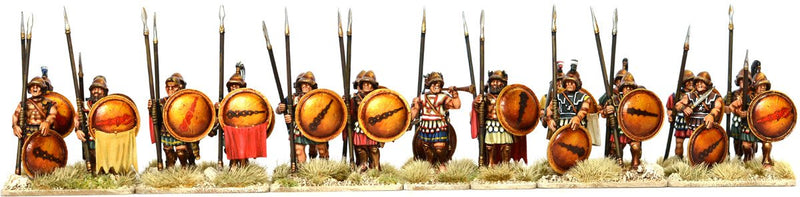 Theban Armored Hoplites 5th To 3rd Century BCE, 28 mm Scale Model Plastic Figures Painted Example 2