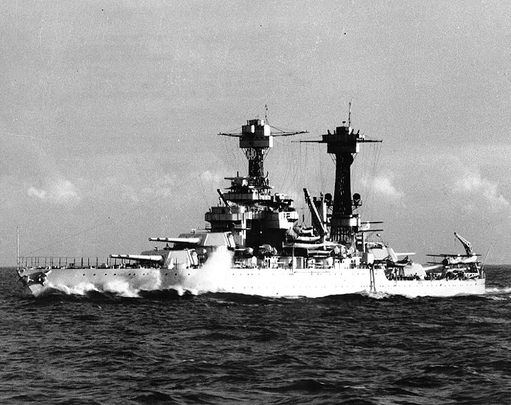 USS Tennessee BB-43 1930's
