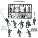 American Civil War Union Infantry 1861-1865 (28 mm) Scale Model Plastic Figures Command Frame