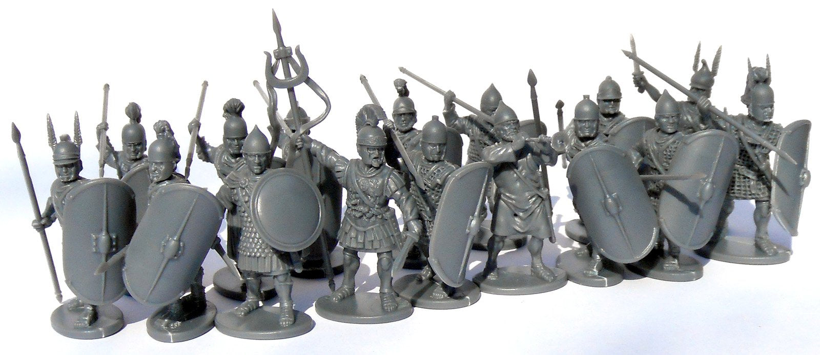Warriors Of Carthage, 28 mm Scale Model Plastic Figures Unpainted Example