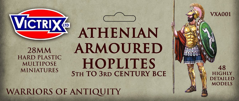 Athenian Armored Hoplites 5th To 3rd Century BCE, 28 mm Scale Model Plastic Figures