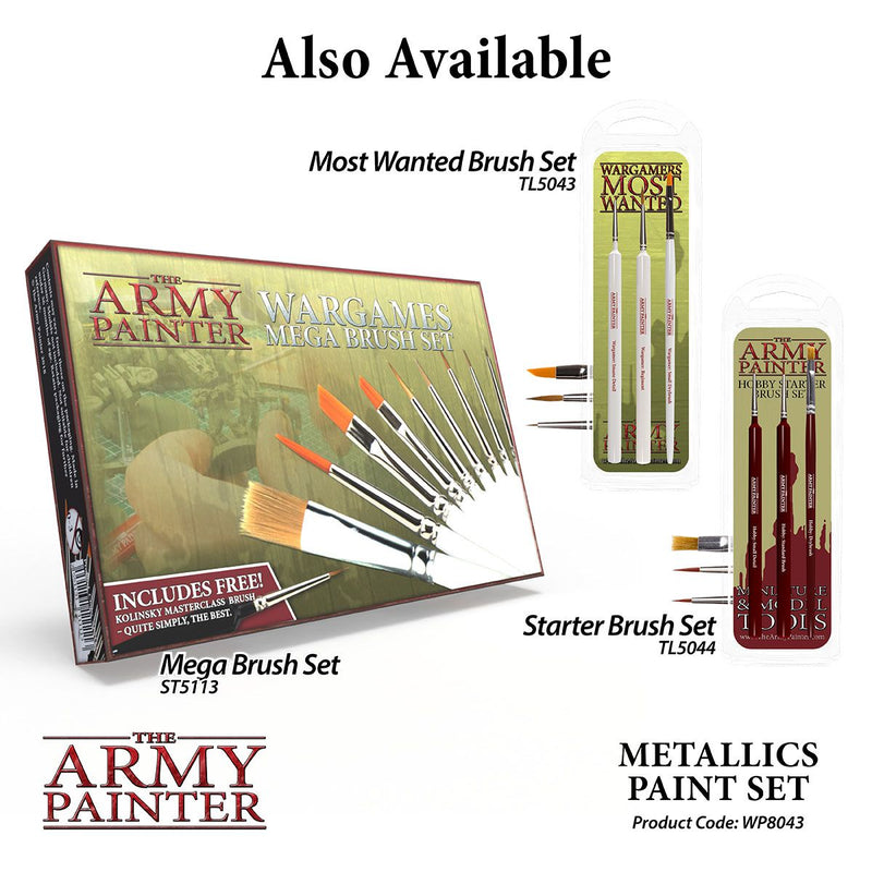 Army Painter Metallics: Paint Set