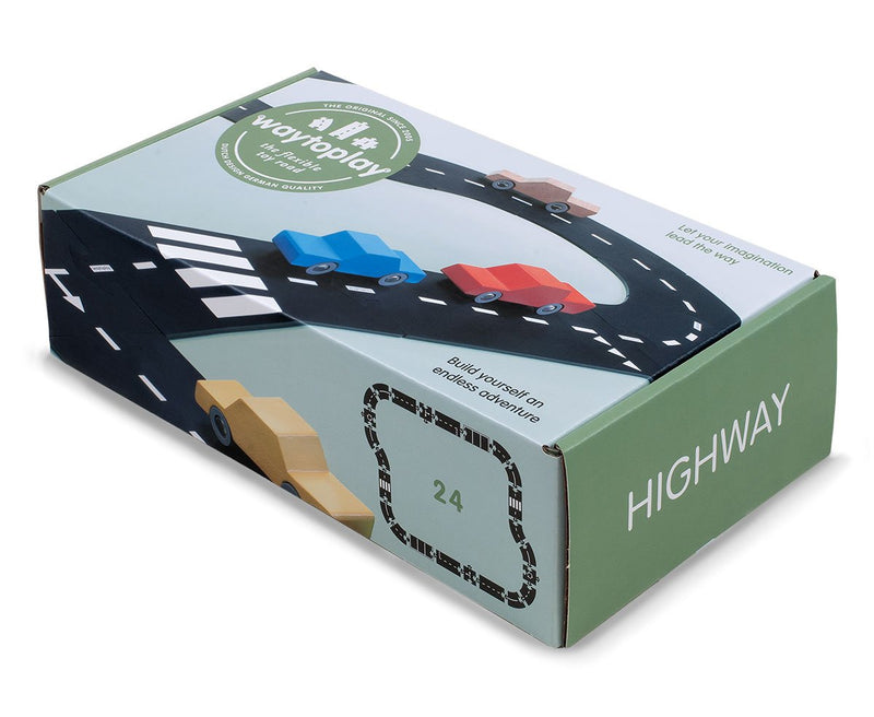 Highway 24 Piece Flexible Toy Road Set By Waytoplay Toys Alternate Packaging
