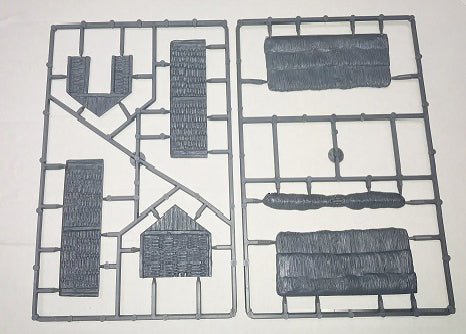 Wattle Timber Outbuilding 28mm Scale Scenery Frames