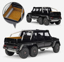Mercedes-Benz G-Class G63 AMG 6 X 6 (Black) 1:24 Scale Diecast Model Car By Welly Rear View
