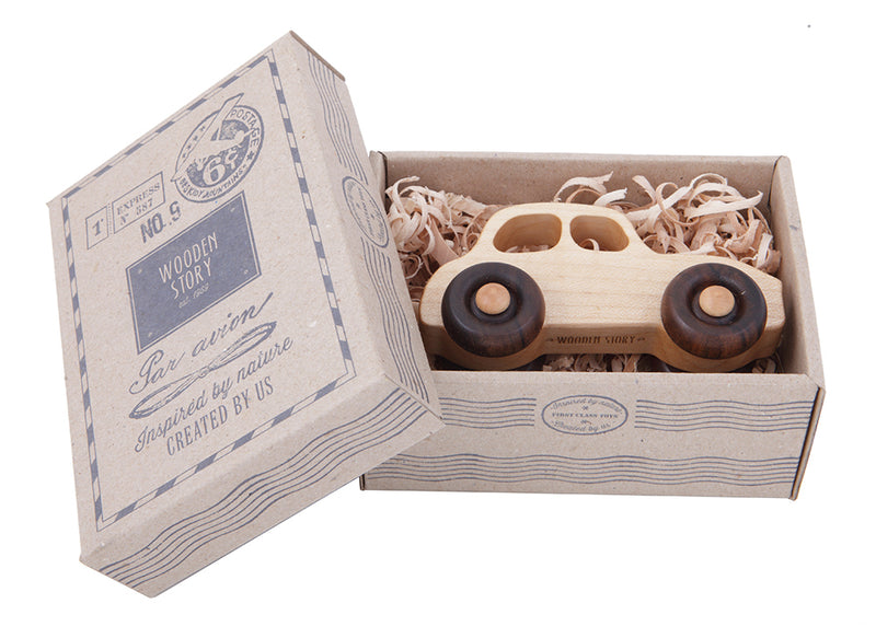 Wooden Story '50's Car In Box