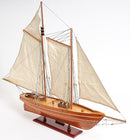 America 1851 Schooner Wooden Scale Model Starboard Bow View