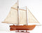 America 1851 Schooner Wooden Scale Model Starboard View