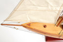 America 1851 Schooner Wooden Scale Model Bow Close Up