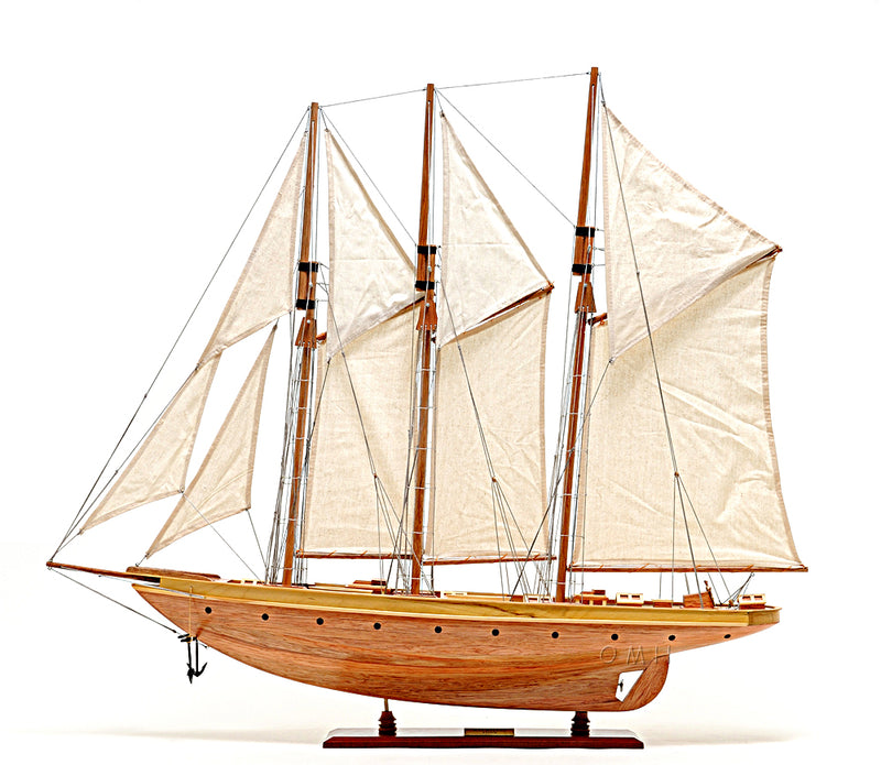Atlantic Yacht Schooner Wooden Scale Model