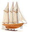 Atlantic Yacht Schooner Wooden Scale Model Starboard Port View
